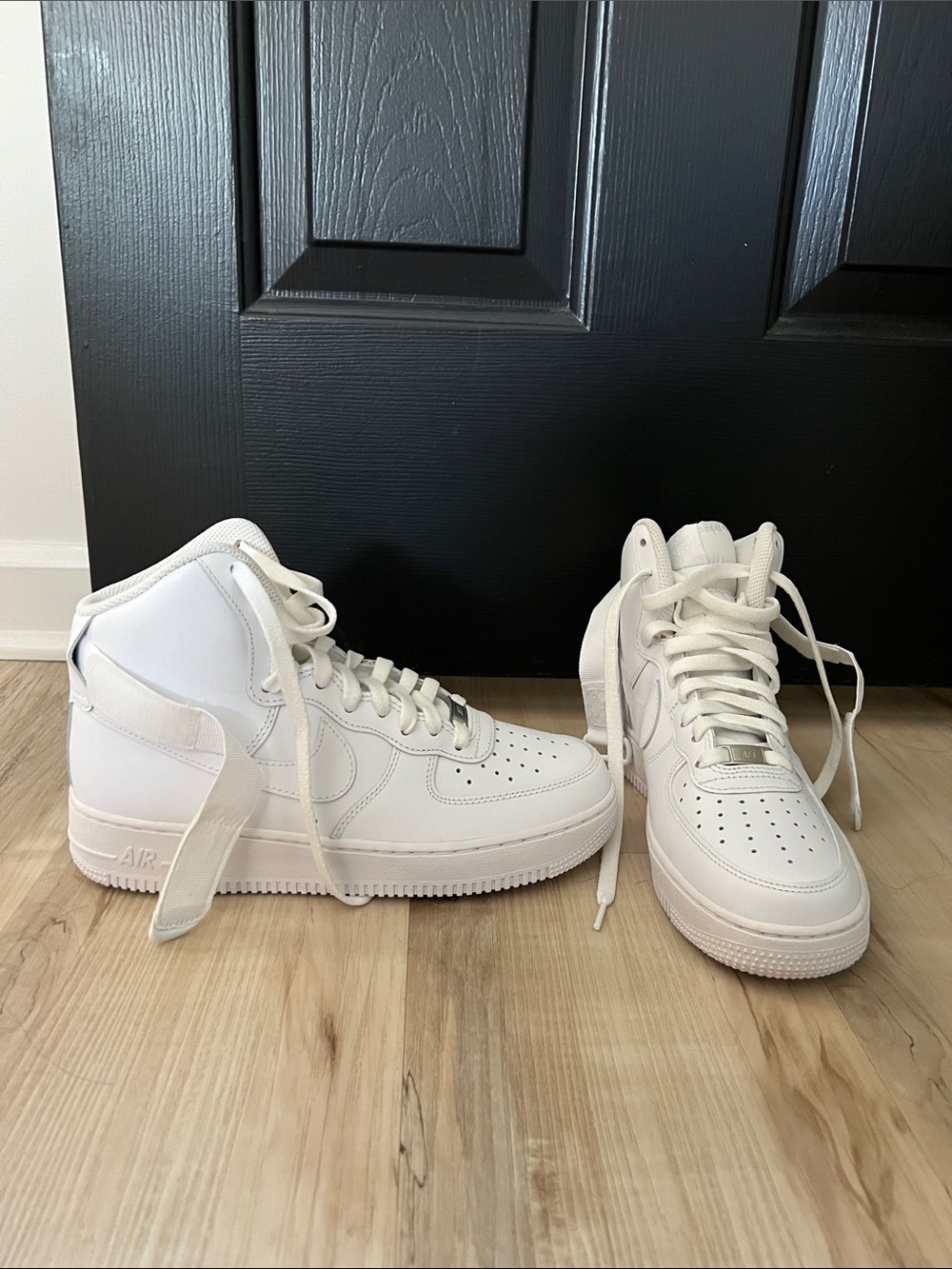 Men's White High-Top Sneakers